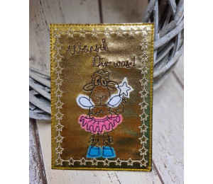 Stickdatei - Wunschschaf Wünsch Dir was Appli